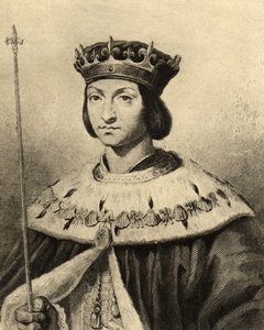 Kong Ludvig XII (1462-1515) av Frankrike av French School